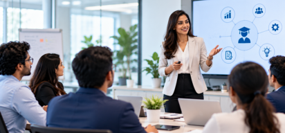 Training reports with learner and program filters